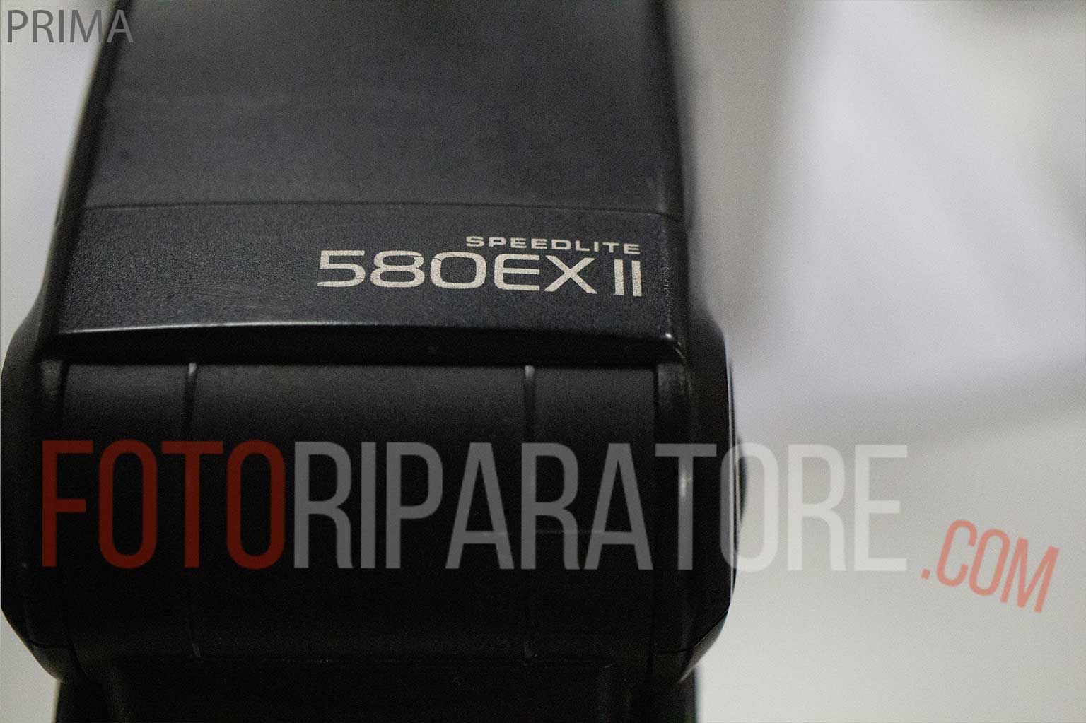 Sostituzione componenti elettrici su scheda madre – Canon 580 Ex II non comunica con la macchina