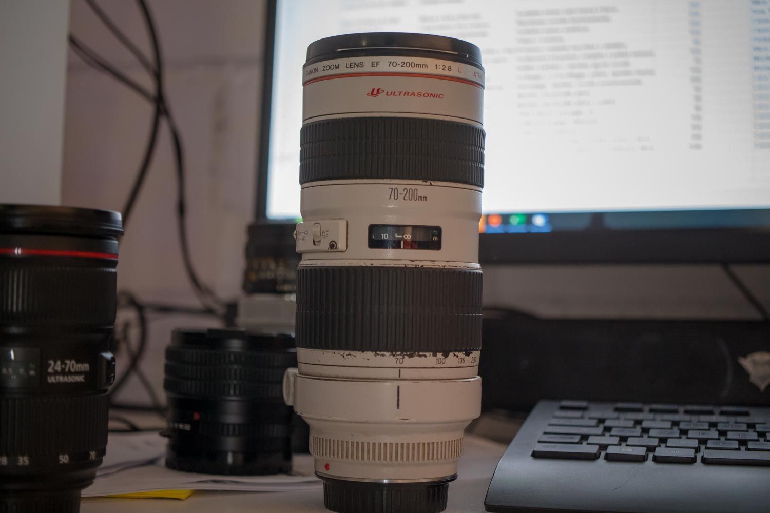Canon 70-200mm 2.8 L IS USM Effettuata taratura AF e pulizia interna