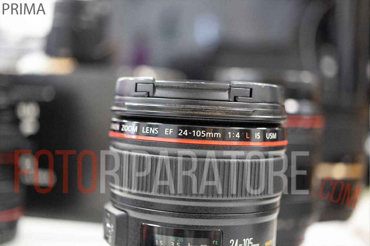 Canon 24-105 Error 01 - Sostituzione gruppo Diaframma