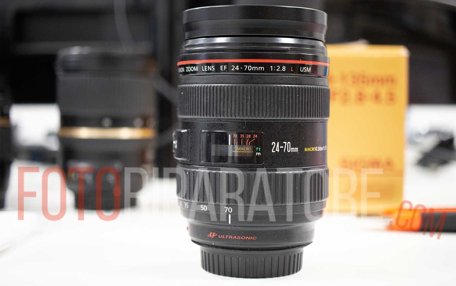Canon 24-70mm: diaframma danneggiato e muffe interne