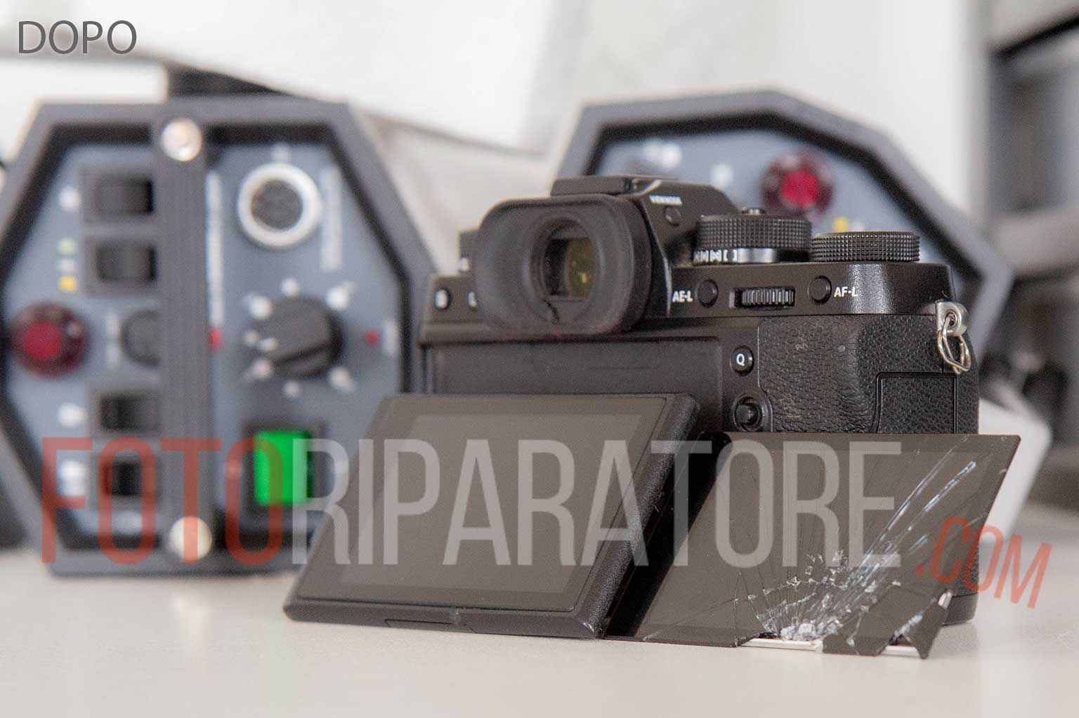 Fujifilm X-T2 – Display LCD rotto