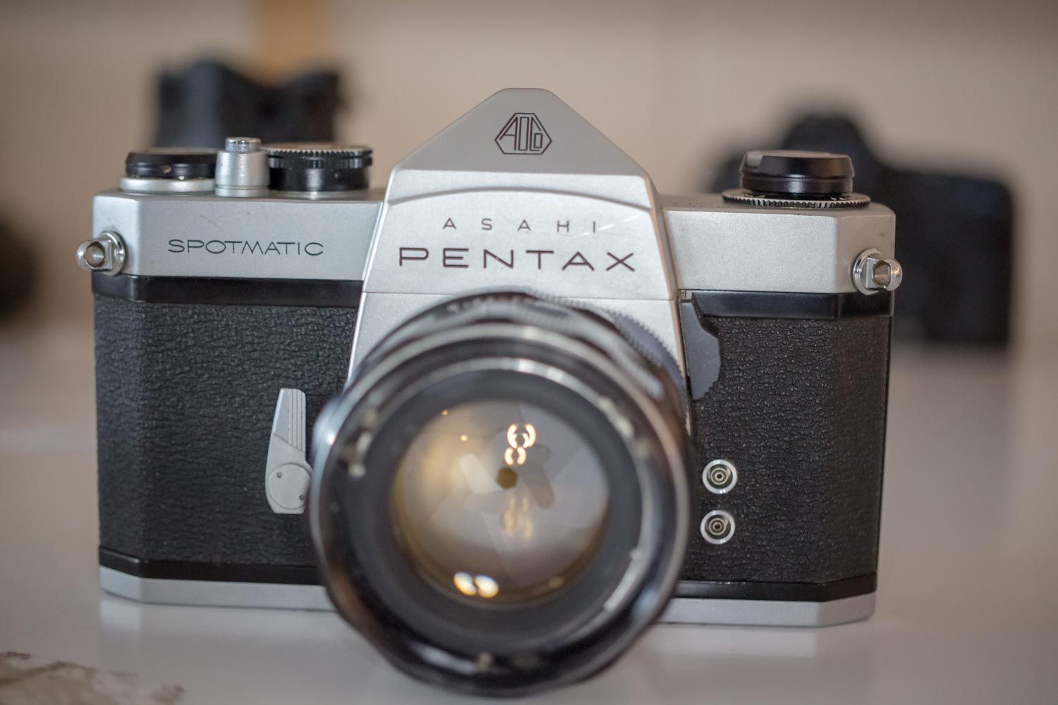 Pentax Spotmatic SP bloccata: ripristino funzionalità