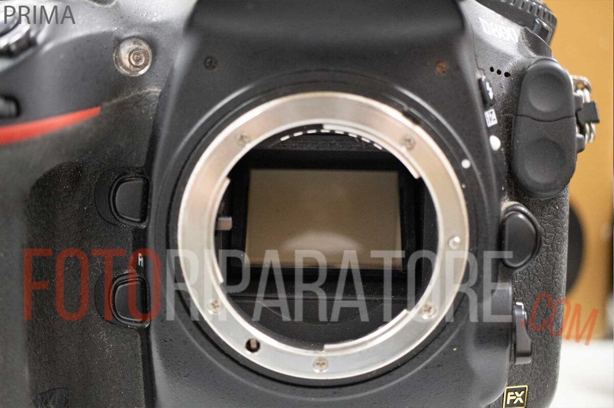 Nikon D800 Autofocus non funzionante