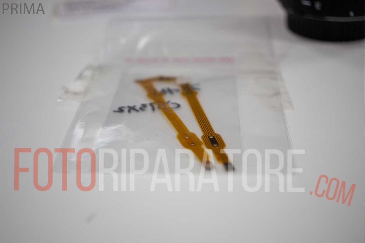 Sigma 24-135 errore diaframma - Sostituzione flat