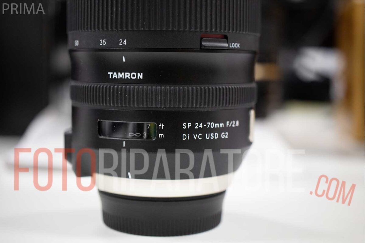 Riparazione Tamron 24-70 G2 Nikon con messa a fuoco bloccata