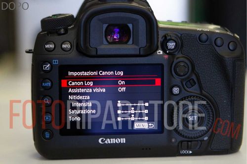 Aggiornamento Canon Log C-log 5D Mark IV – 50€