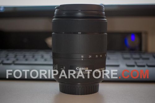 Canon 18-135mm Is USM con polvere interna: pulizia lenti
