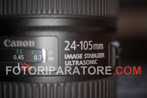 Canon 24-105 II autofocus non funzionante – sostituzione stabilizzatore