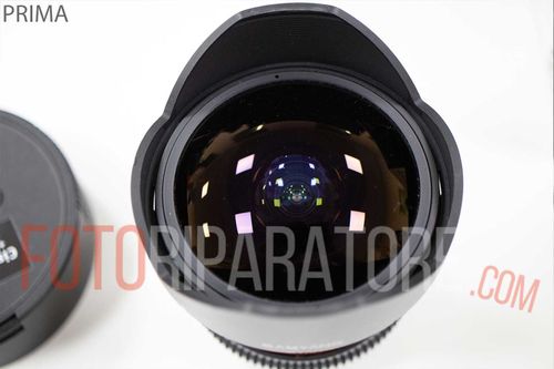 Samyang 8mm messa a fuoco errata – Taratura