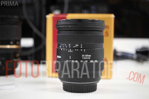 Sigma 24-135 errore diaframma – Sostituzione flat