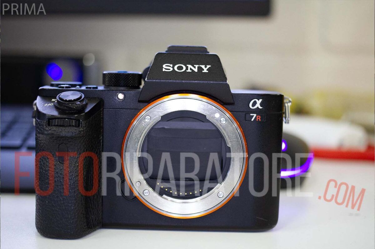 Sostituzione otturatore Sony A7r Mark ii