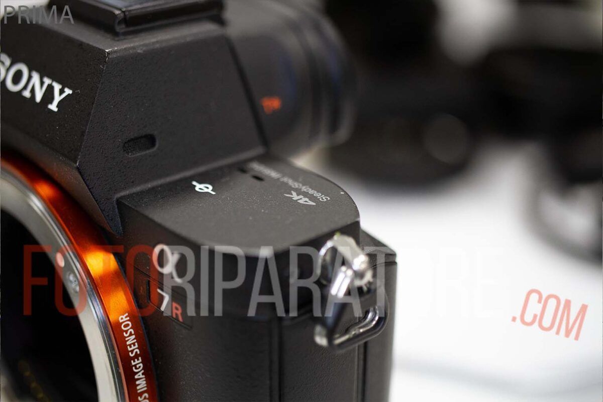 Sostituzione otturatore Sony A7r Mark ii